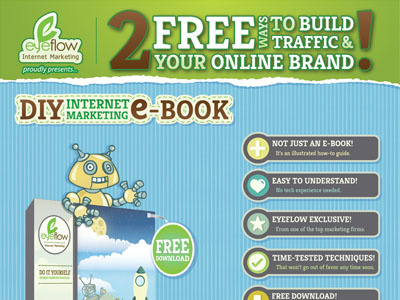 e-book Ad advertisement ebook eyeflow illustration pittsburgh tech council print vector