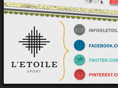 letoilesport.com finished infographic detail {social / footer }