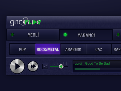 Turkcell gncplay music player radio sound turkcell
