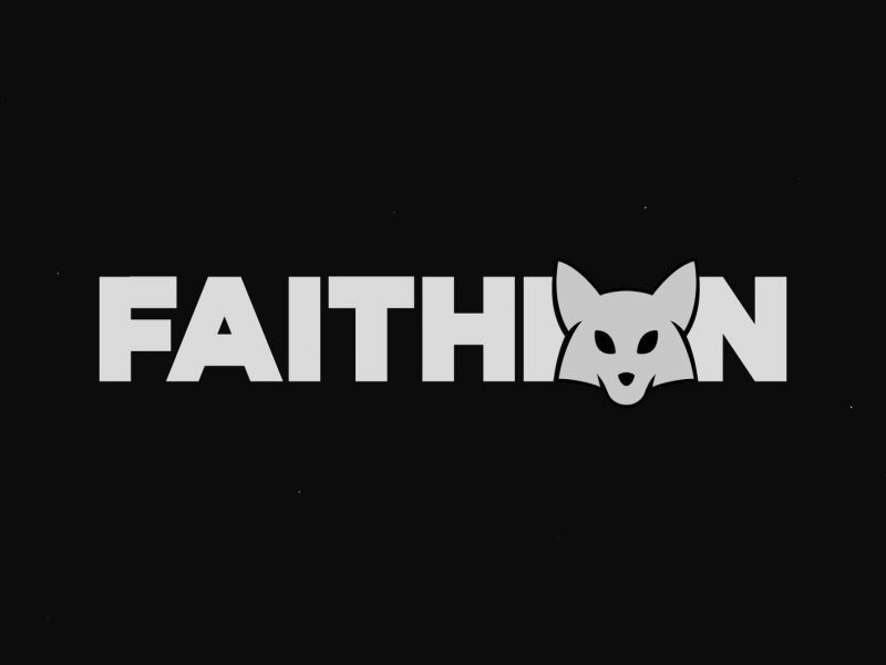 Faithion - Logo Animation bite animation flat design fox intro logo animation wolf