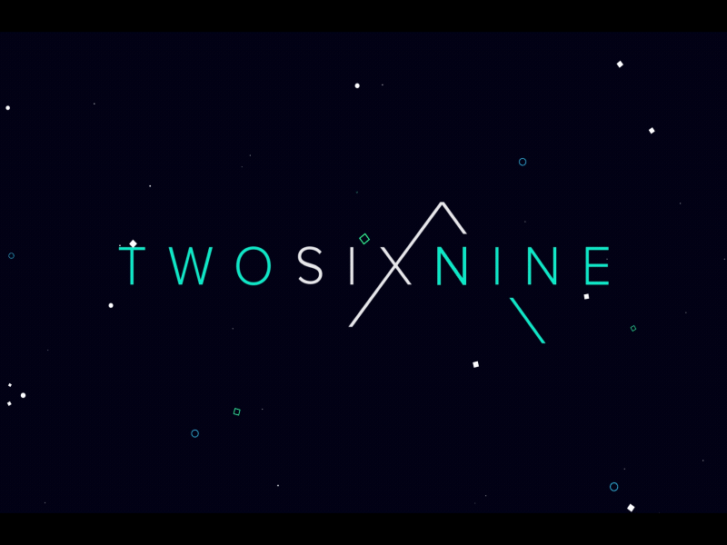 TwoSIxNine futuristic animation logo animation type animation
