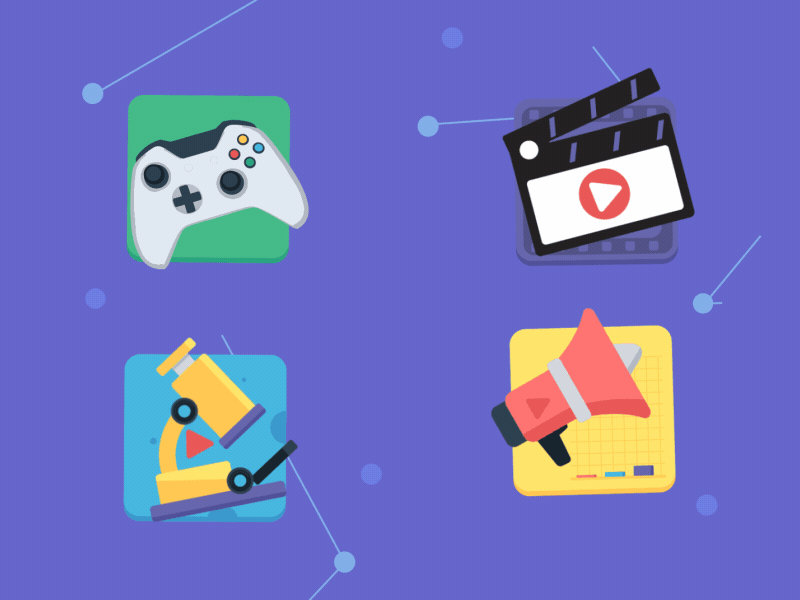 Animated Icons flat design icons icons animation videogames
