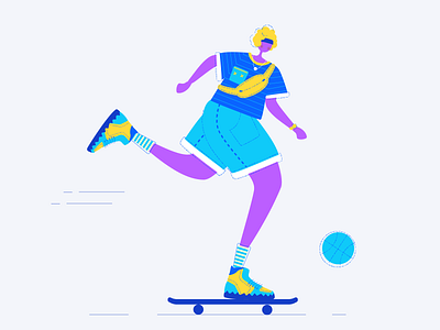skateboard boy boy illustration man skateboard sports