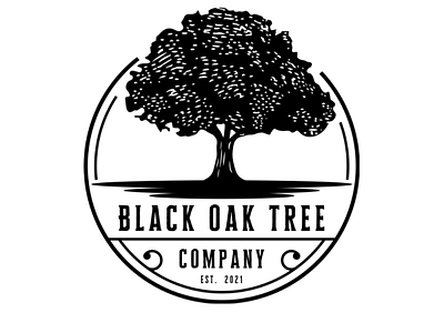 Logo Company "Black OAK TREE" branding design graphic design illustration logo графический дизайн