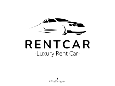 Logo "RENTCAR" branding design graphic design illustration logo typography vector графический дизайн