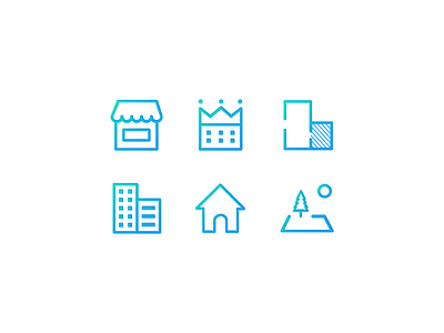 Icon set for a Realtor App