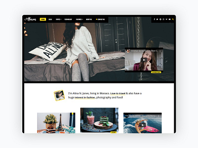 Alinan Personal - WordPress Theme alinan an themes anthemes blog blogger creative creative design elegant grid journal magazine masonry news personal pinterest theme wordpress