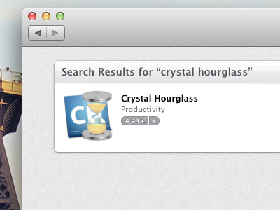 It's ALIVE app crystal hourglass icon mac management os time tool x