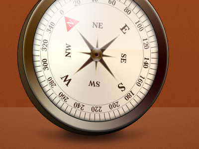 Compass 3d compass icon