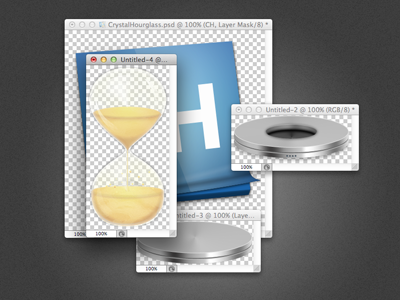 Teasing - Crystal Hourglass app crystal design hourglass icon lion mac os ui x