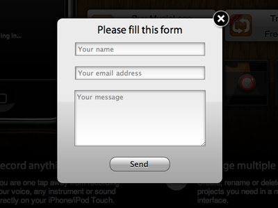 Contact form contact form html website