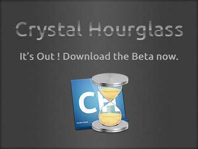 Crystal Hourglass is out ! app crystal crystal hourglass hourglass icon lion mac mountain osx software