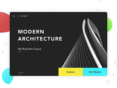 Architecture Landing Page - #weeklycreatives