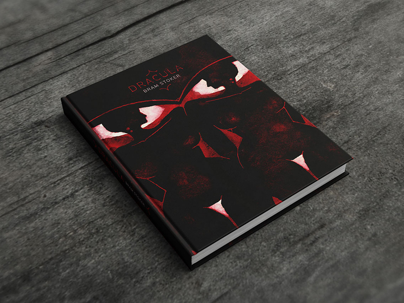 Dracula Book Cover by Michael Navarro Lashford on Dribbble