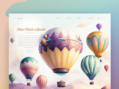 Balon website 3d animation graphic design logo motion graphics ui