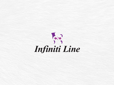 Infiniti Line chihuahua creative dog futureform infinity kennel logo simple