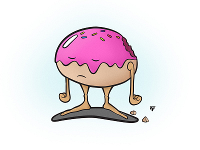 Fat Thursday Donut cartoon creative donut draw fatthursday funny futureform pencil