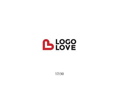 Logo Love creative futureform heart l logo logodesign logolove love minimal negativespace simple