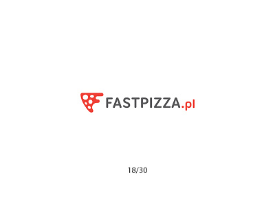 Fast Pizza creative fastpizza futureform logo logodesign minimal pizza simple speed