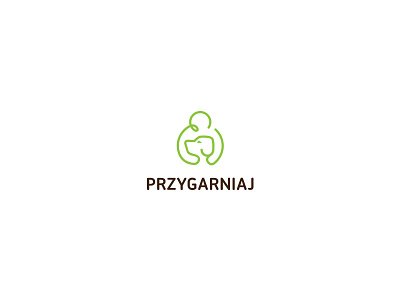 Przygarniaj.pl care creative dog futureform logo logodesign minimal przygarniaj simple