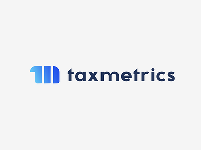 Tax company logo design graphics design illustration logo metrics tax company tax logo