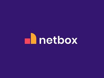 Netbox logo design boxlogo business logo colorful logo illustrator logo logo design logo for business netlogo photoshop techcompanylogo techlogo
