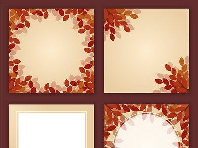 Template for post on social networks autumn autumn design graphic design post social social media