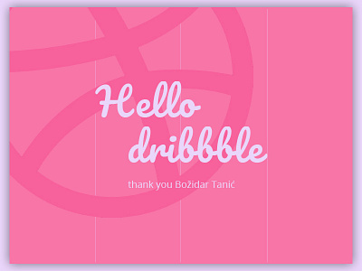 Hello Dribbble