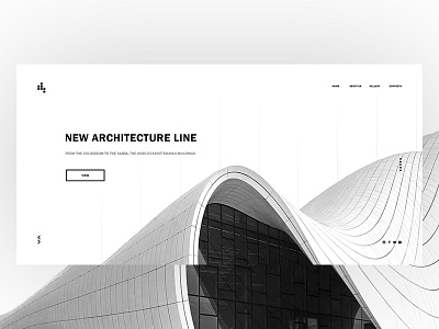 Architecture Shot architecture interface light minimal minimalistic ui ux web webdesign