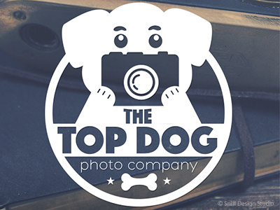 Pet Business Logo Design For Top Dog Photo Company, UK bone canine dog photographer dogs pet industry pet photography pets photos