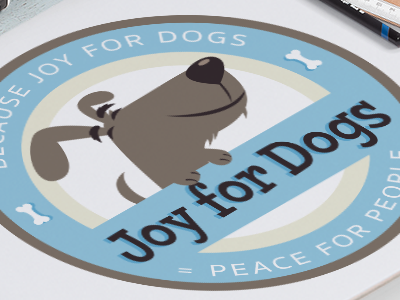 Custom Pet Business Logo Design Joy For Dogs bone canine dogs joy pet design pets