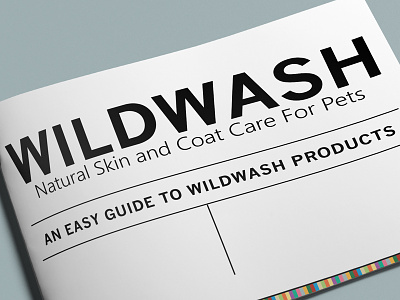 Interactive Training Manual for WildWash Co., UK dog wash interactive pdf pet business branding pet candle pet care pet design pet industry pet shampoo