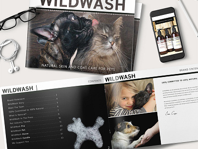 Print & Digital Marketing Document for WildWash Co. - UK