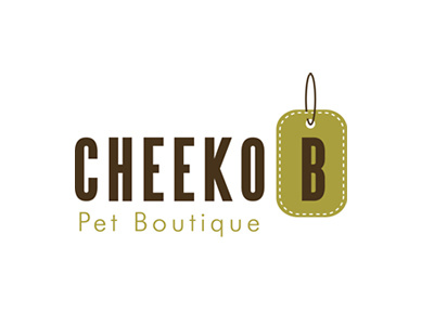 Cheekob Pet Boutique Logo canine dog pet boutique pet brand pet design pet logo design pet store