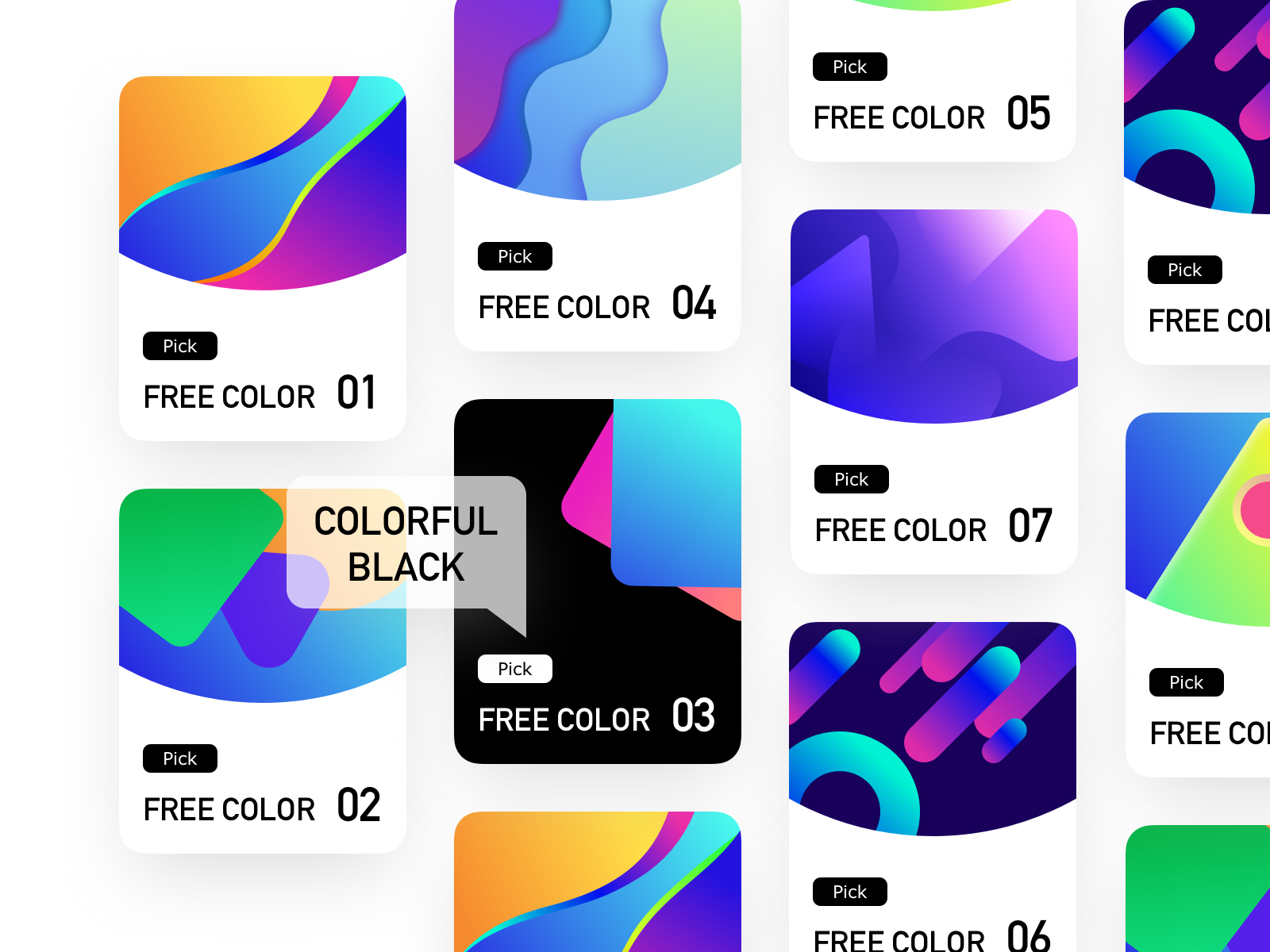 Color practice by Lwan on Dribbble