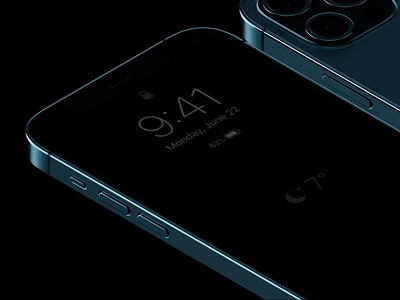 iOS 14 Always On Display concept design ios iphone