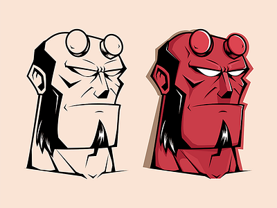 Hellboy illustration