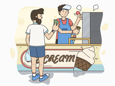 Icecream illustration