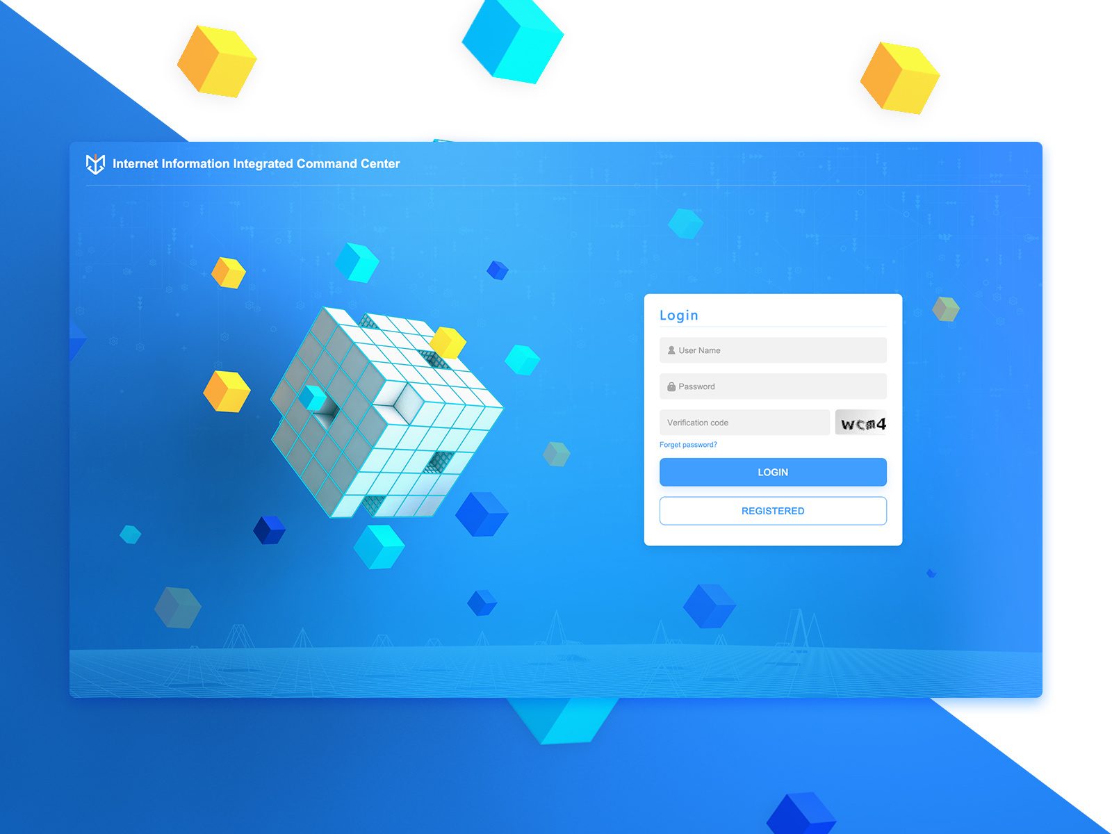 Command Center Login By Wuzx On Dribbble