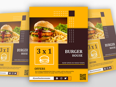 Burger Flyer Template