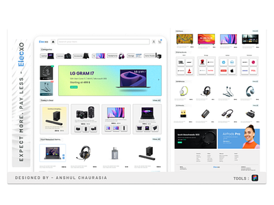 electronics ecommerce website design art design ecommerce ui user experience ux web design