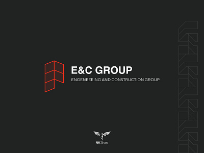 E&C Group branding graphic design logo pattern uicgroup