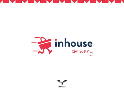 Inhouse delivery branding graphic design logo uicgroup