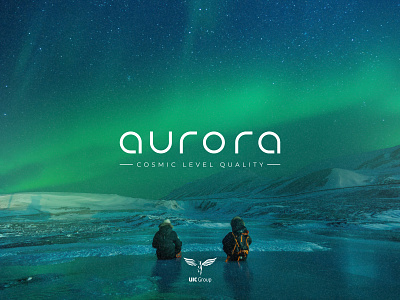 Aurora entertainment - creative media agency branding graphic design logo uicgroup