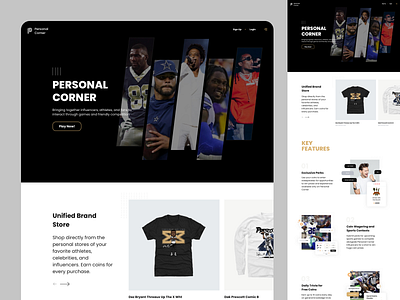 PC Website Design design ecommerce sports ui ux website