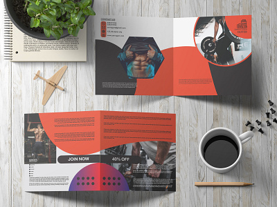 Bi-Fold Brochure bifold bifold brochure branding brochure brochure design business card design envelop flyer fold graphic design illustration lebel design logo newsletter product packaging social media banner social media post tri tri fold