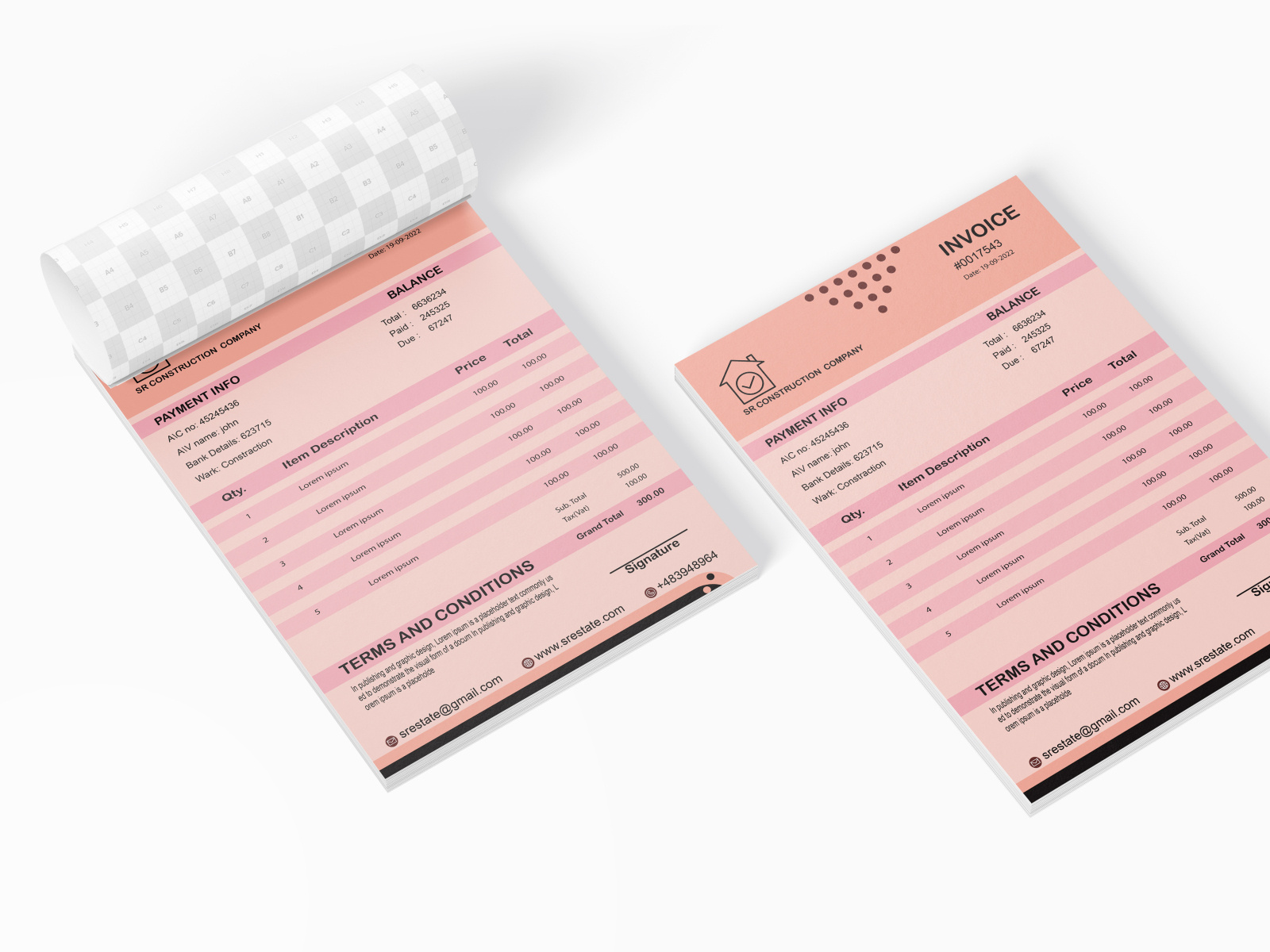 Invoice By Lutfor Rahman On Dribbble