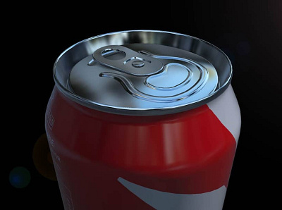 Bottle of can 3d blender design render