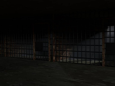 Prison Room 3d architectural visualization blender design render