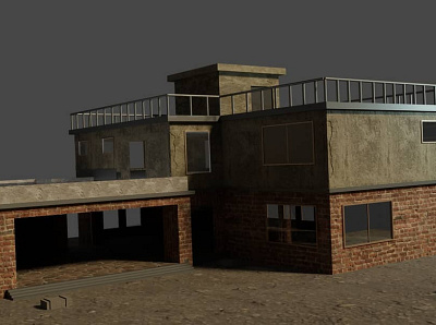 Squad House Pubg 3d architectural visualization blender design render